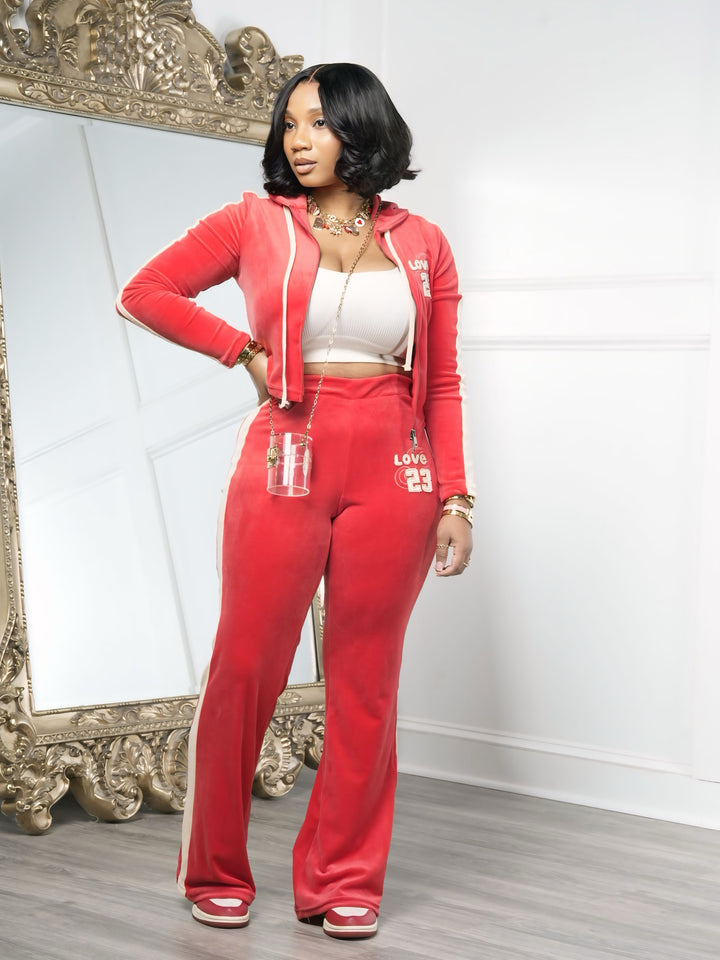 LOVE Club SET (Red/Beige)