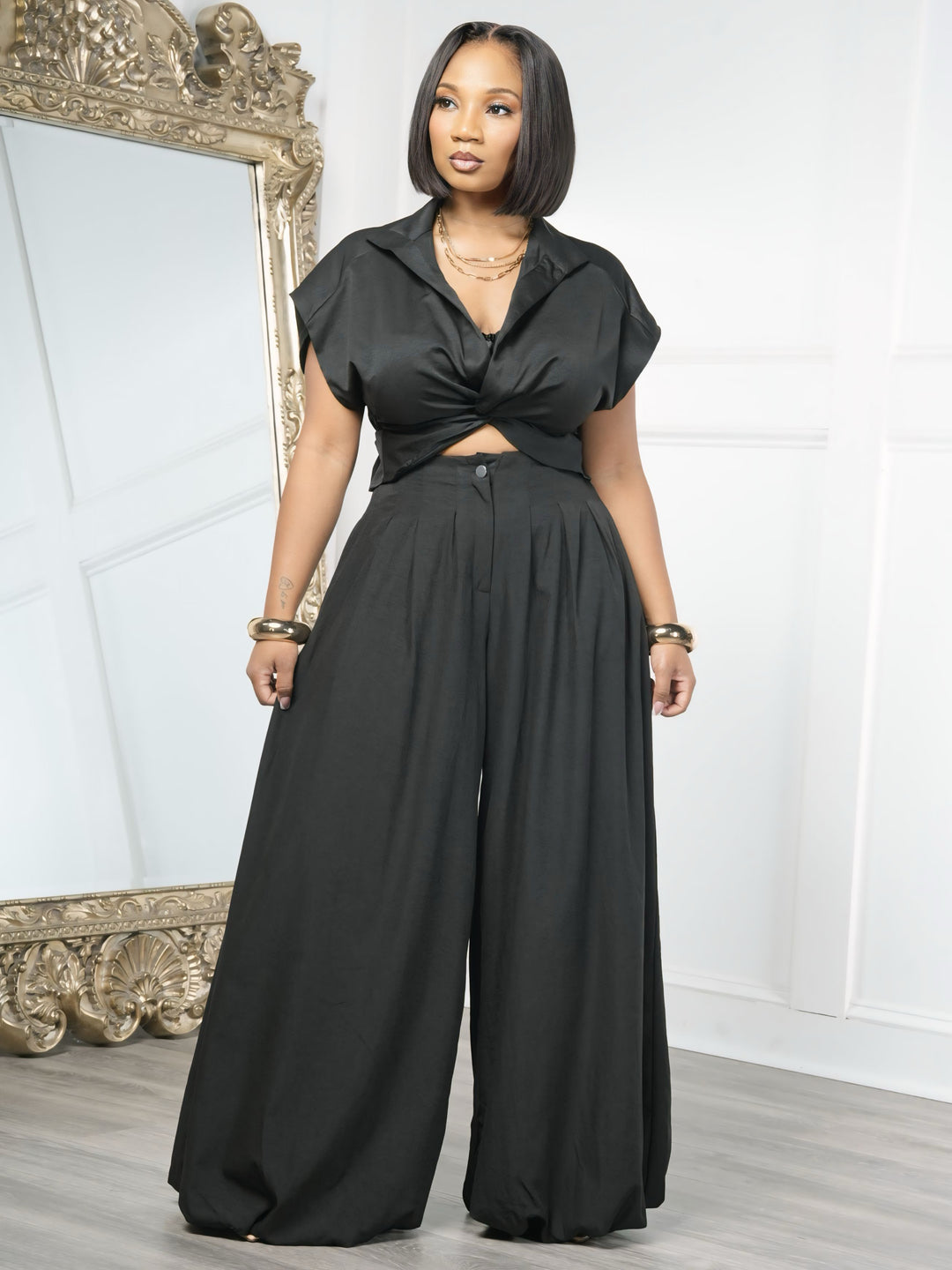 Monroe Pant Set (Black)