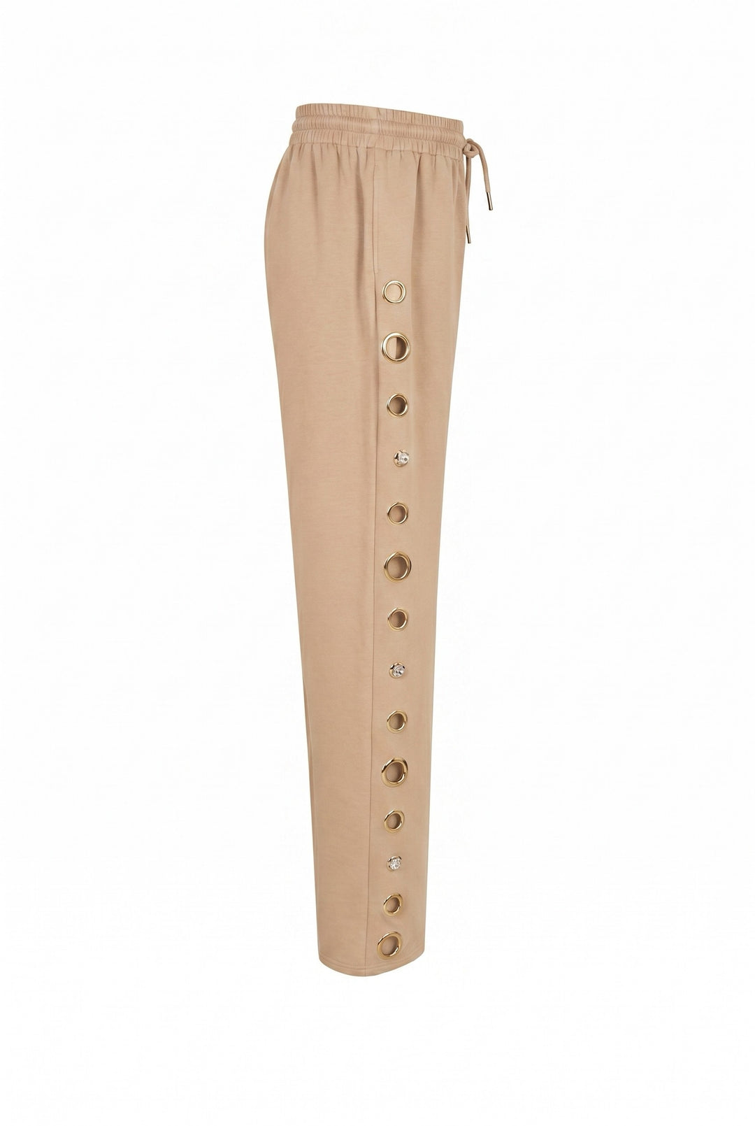 Grommet Sweat Pant  (Beige) PANTS ONLY