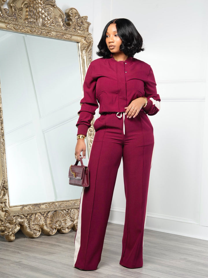 Love in Bordeaux 2PC PANT SET