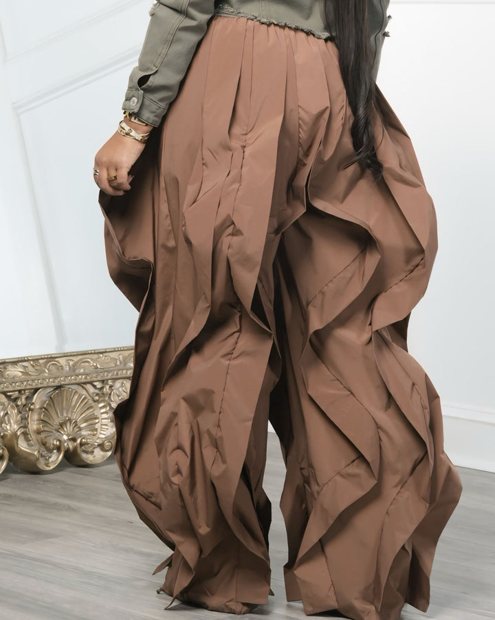 High Volume Pants (Cocoa Brown)