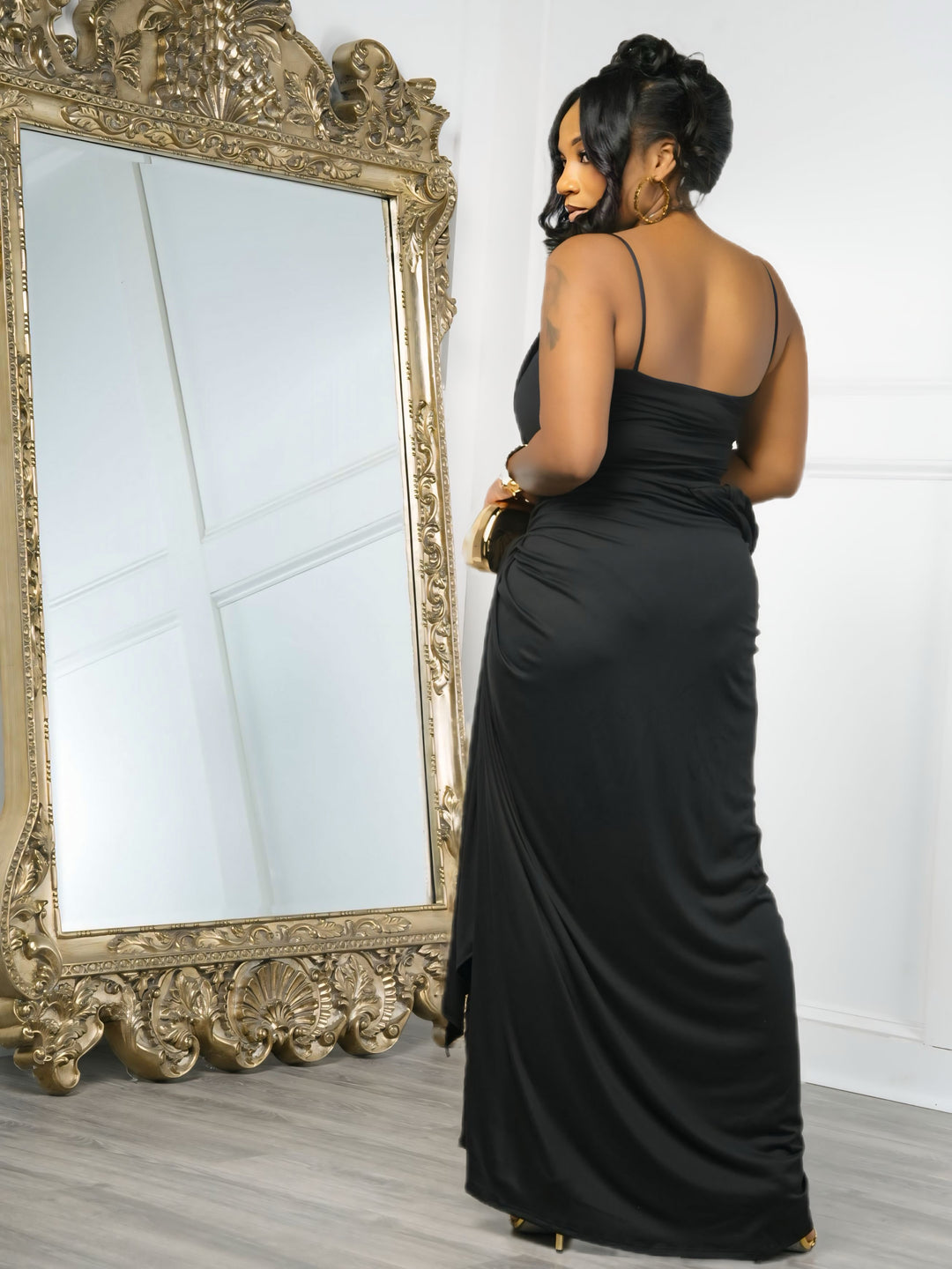 THE CELESTE Maxi Dress (Black)