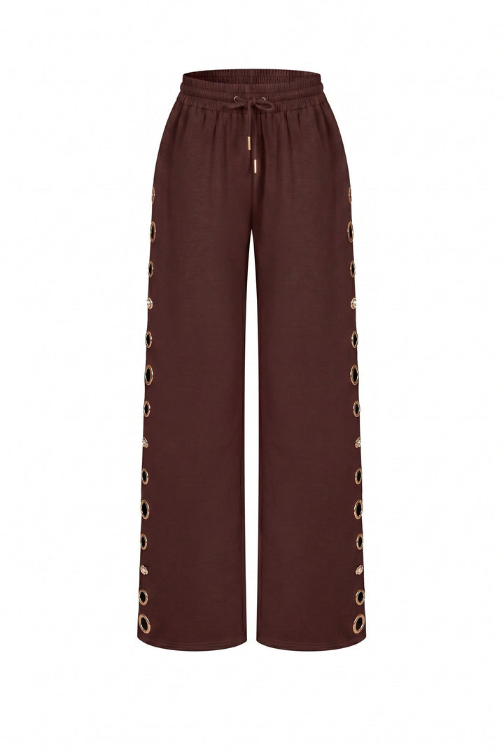 Grommet Sweat Pant  (COCOA POWDER) PANTS ONLY