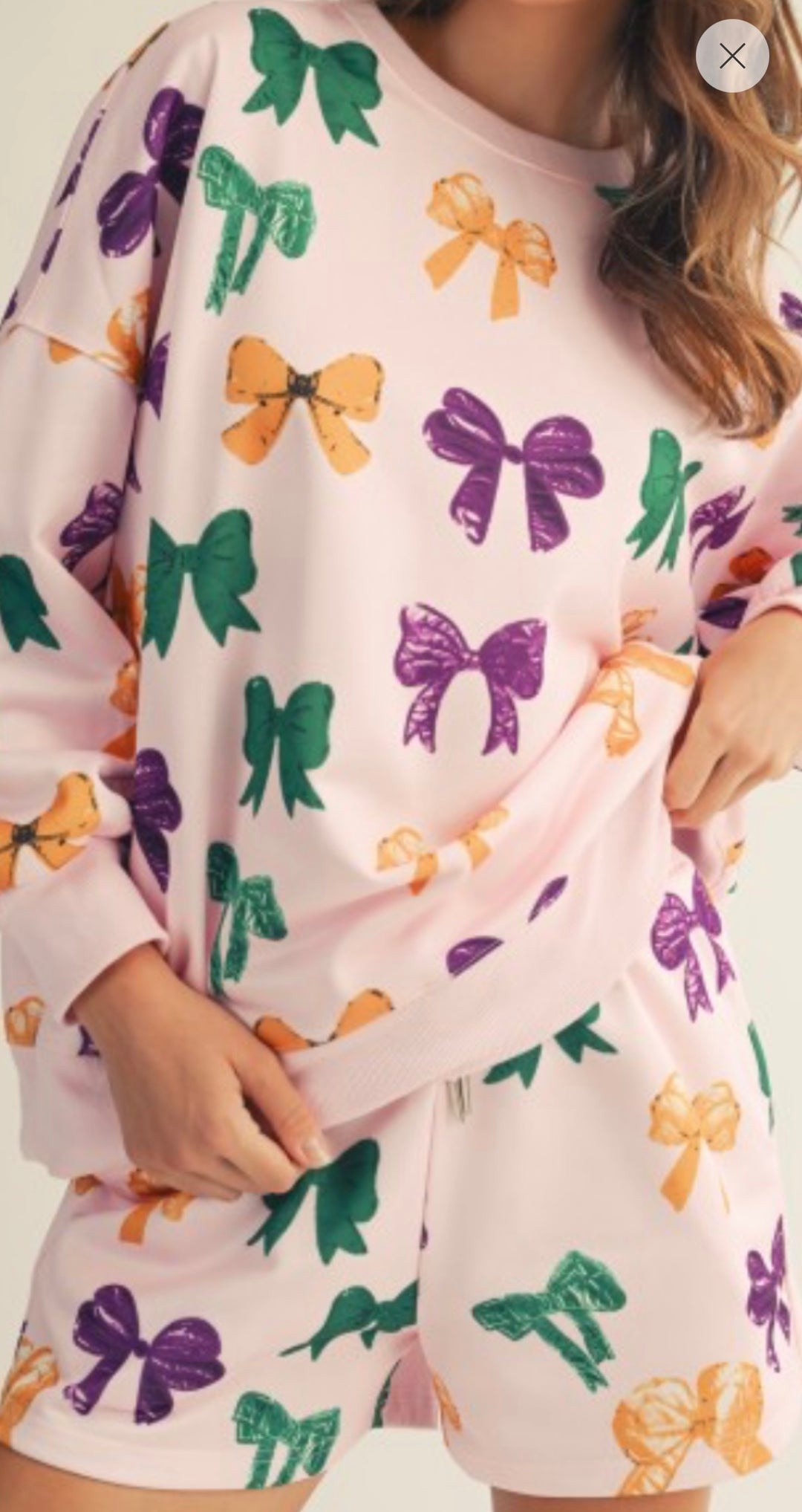 Parade Darling BOW SHORT SET