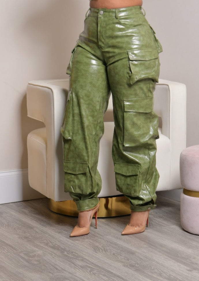 UPTOWN CARGO PANTS (Olive)