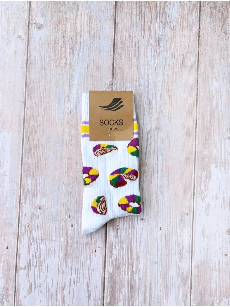 KING CAKE SOCKS
