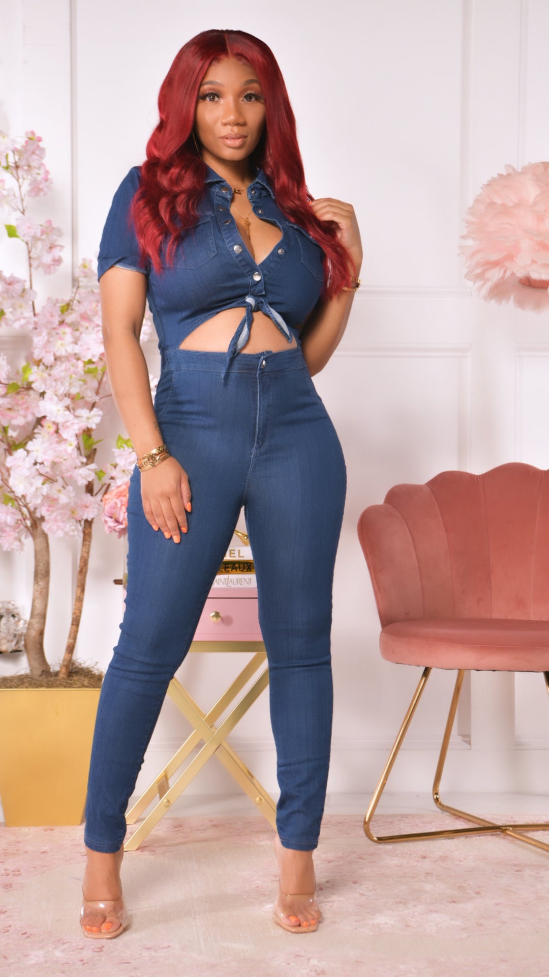 Tonya Denim Jumpsuit