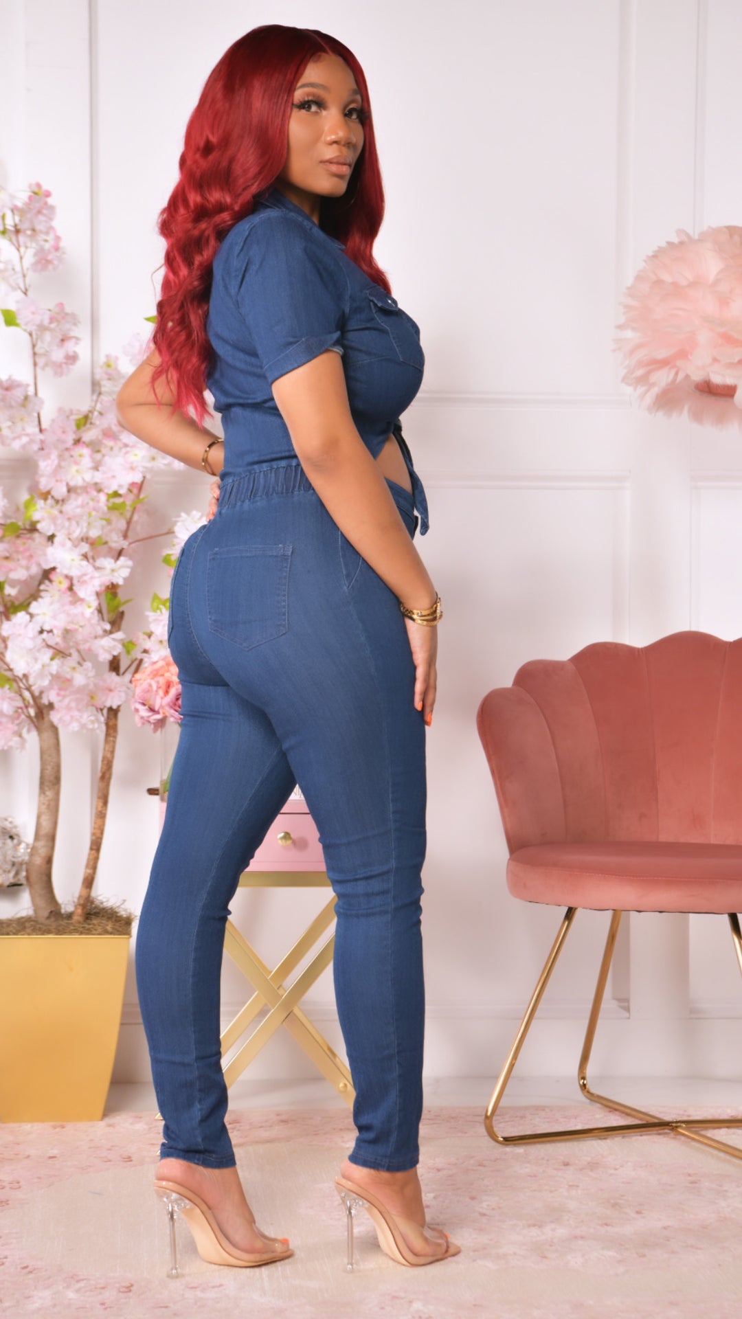 Tonya Denim Jumpsuit