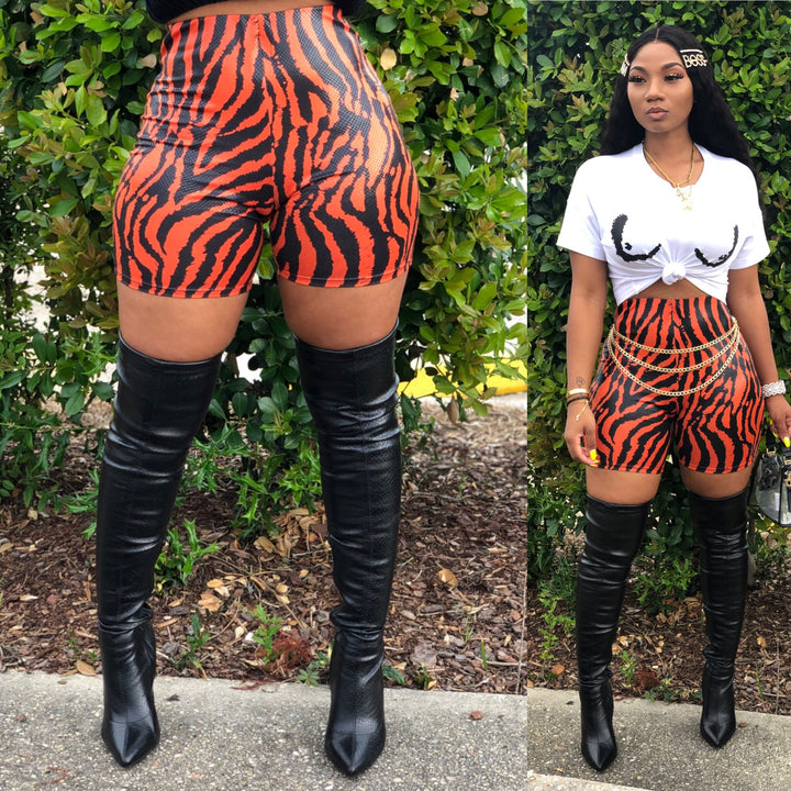 Tiger Stripes Shorts